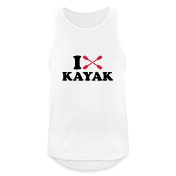 kayak - Débardeur respirant Homme - blanc - Devant - Nick (188cm)