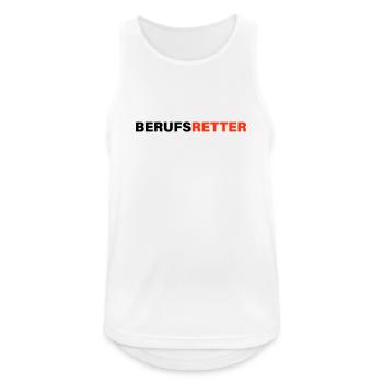 Professional rescuer - Men's Breathable Tank Top - white - Front - Nick (188cm)