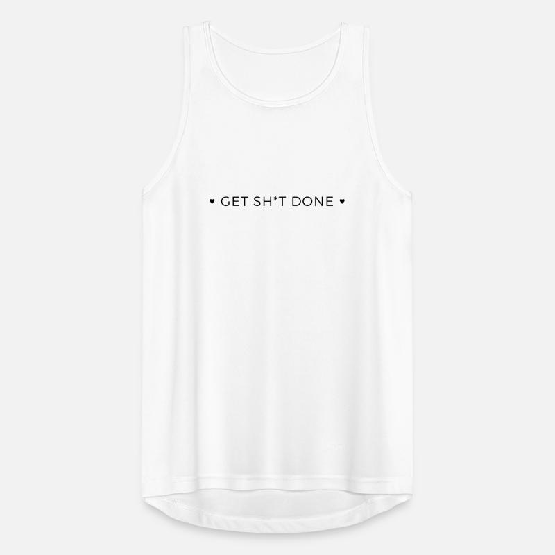 get shit done Männer Tank Top atmungsaktiv
