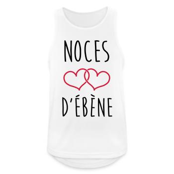 Ebony Wedding 78 Years of Marriage - Men's Breathable Tank Top - white - Front - Nick (188cm)