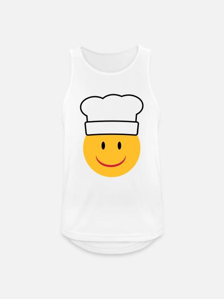 cuisiner - Débardeur respirant Homme - blanc