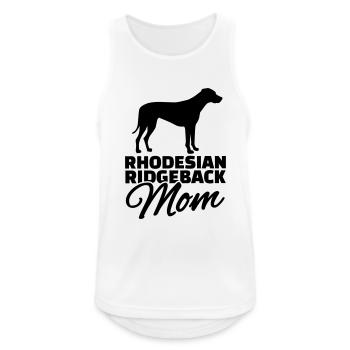 Rhodesian Ridgeback - Männer Tank Top atmungsaktiv - Weiß - Vorne - Nick (188cm)