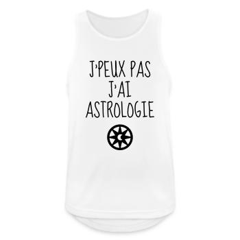 Astrology Astrologer Astrologie Astrologue - Men's Breathable Tank Top - white - Front - Nick (188cm)