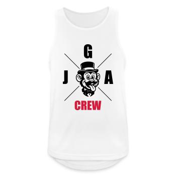 Jga Crew Affe - Männer Tank Top atmungsaktiv - Weiß - Vorne - Nick (188cm)