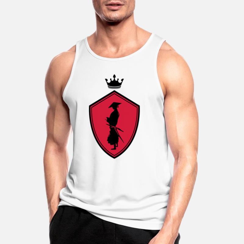 Samurai Warrior Crest Men's Breathable Tank Top