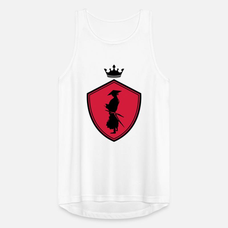 samurai warrior wappen Männer Tank Top atmungsaktiv
