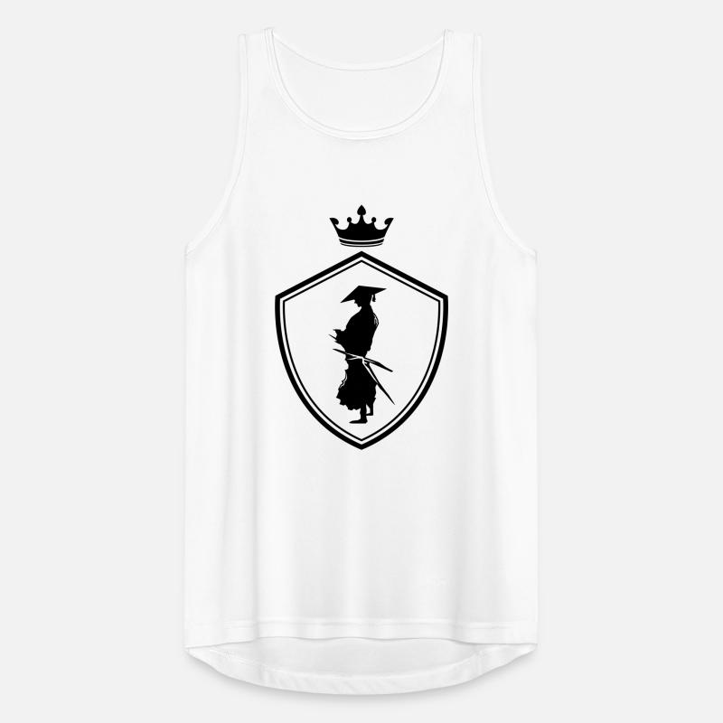 Samurai Warrior Crest Men's Breathable Tank Top
