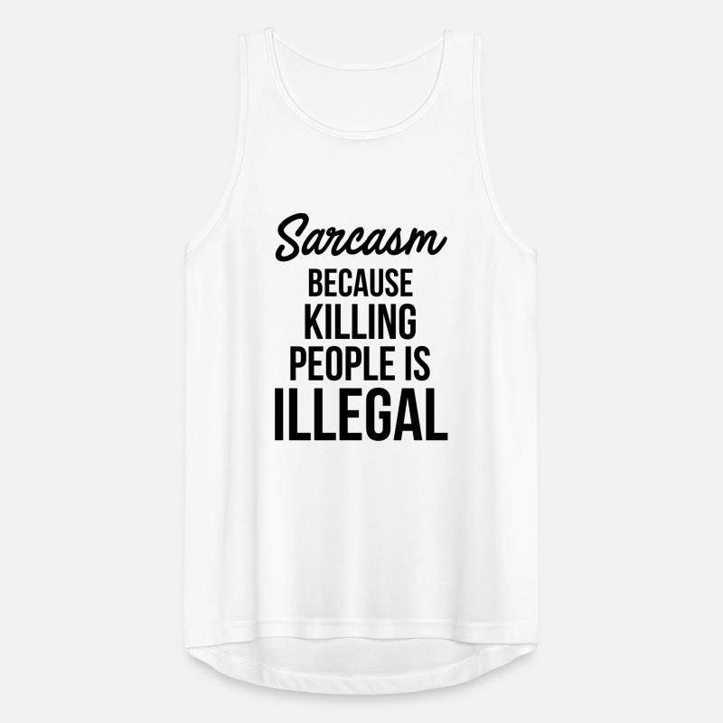 Sarcasm Men's Breathable Tank Top