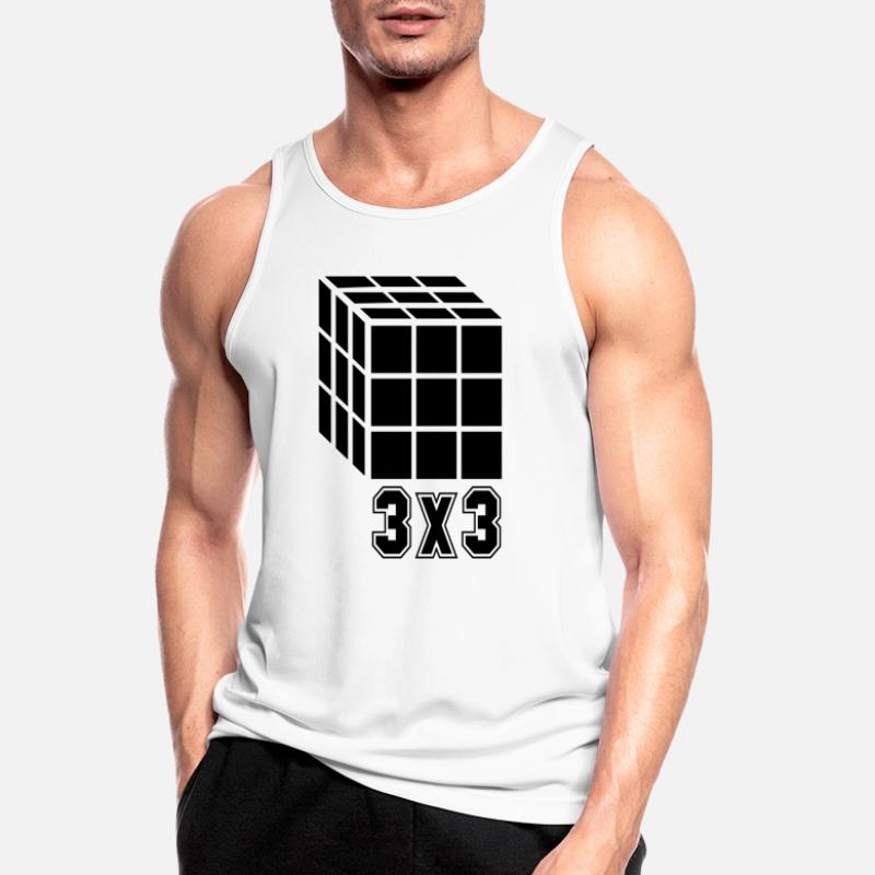 3x3 Cube Cube Men's Breathable Tank Top