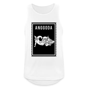 Anggoda - Wayang - Männer Tank Top atmungsaktiv - Weiß - Vorne - Nick (188cm)