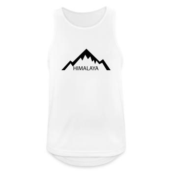 Himalaya - Männer Tank Top atmungsaktiv - Weiß - Vorne - Nick (188cm)