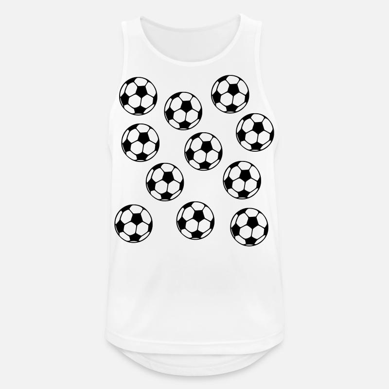 Soccer - Men's Breathable Tank Top - white