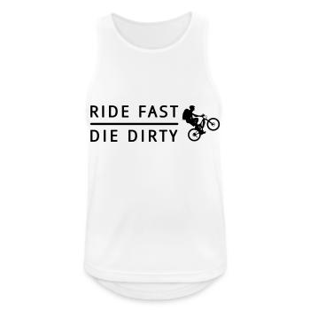Bike almost the dirty - Men's Breathable Tank Top - white - Front - Nick (188cm)