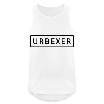 Urbexer - Débardeur respirant Homme - blanc - Devant - Nick (188cm)