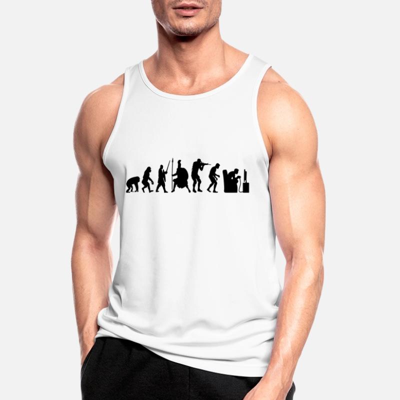 Héros de l’évolution de l’évolution Débardeur respirant Homme