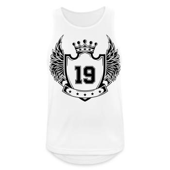 Coat of arms 19 - Men's Breathable Tank Top - white - Front - Nick (188cm)