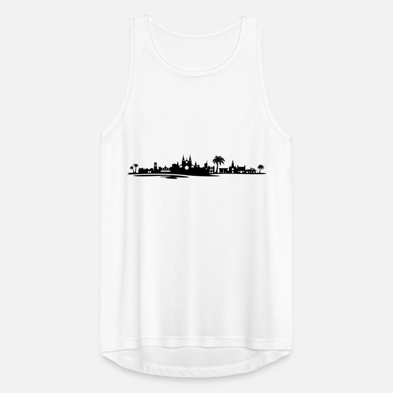 Skyline - Palma de Mallorca Männer Tank Top atmungsaktiv