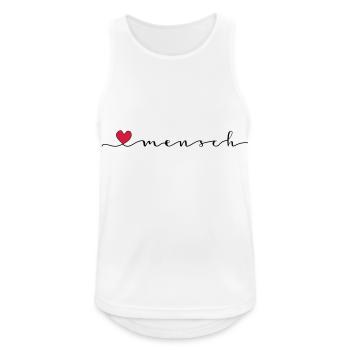 Liebling Mensch verliebt herz Valentinstag Partner - Männer Tank Top atmungsaktiv - Weiß - Vorne - Nick (188cm)