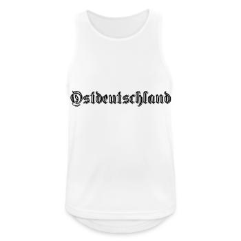 East Germany - Men's Breathable Tank Top - white - Front - Nick (188cm)
