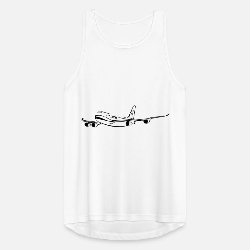 Flugzeug Männer Tank Top atmungsaktiv