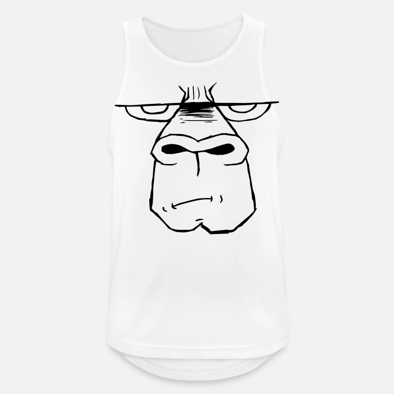 Ape - Männer Tank Top atmungsaktiv - Weiß