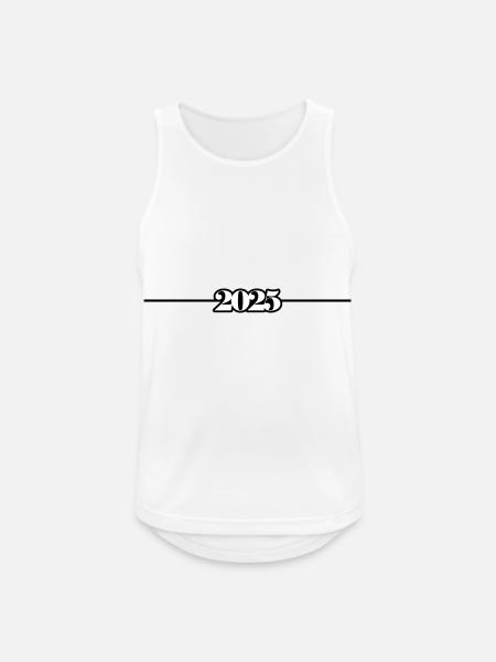 2025 - Men's Breathable Tank Top - white