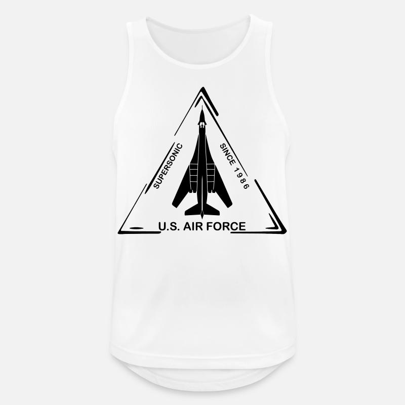 B1-B Lancer - Männer Tank Top atmungsaktiv - Weiß