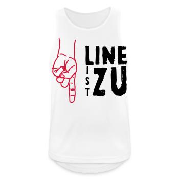 VolleyballFREAK Line ist zu MP - Männer Tank Top atmungsaktiv - Weiß - Vorne - Nick (188cm)