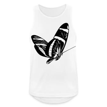papillon - Débardeur respirant Homme - blanc - Devant - Nick (188cm)