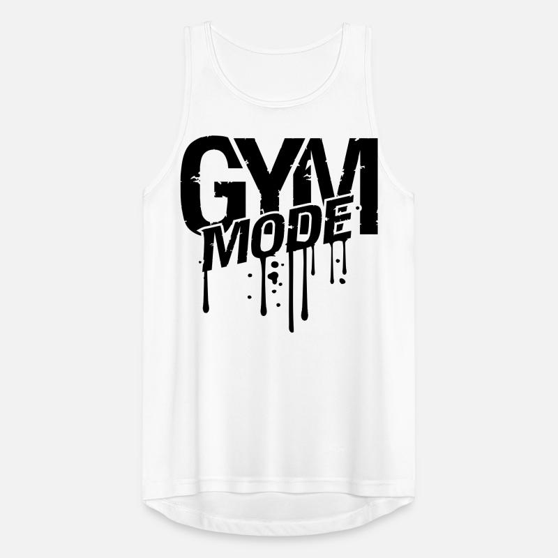 gym tropfen graffiti blut spray beast mode cool de Männer Tank Top atmungsaktiv