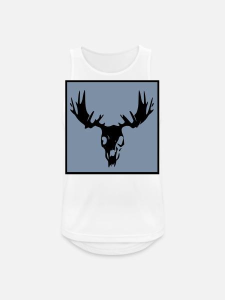 Moose sake - Men's Breathable Tank Top - white