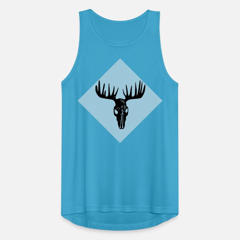 Moose Skull Men's Breathable Tank Top