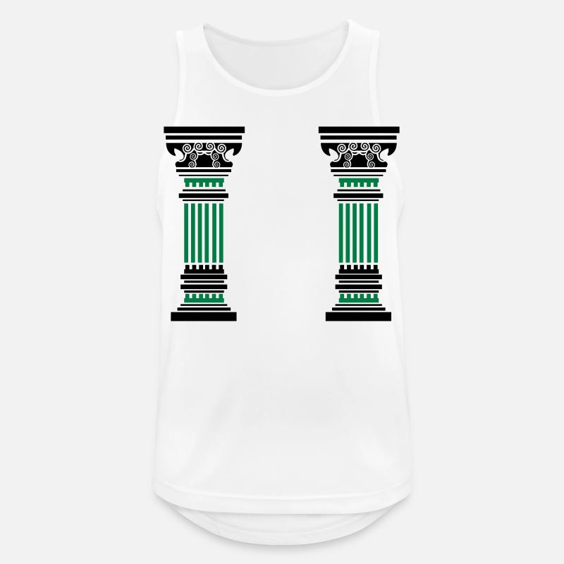 antike säule 2 - Männer Tank Top atmungsaktiv - Weiß