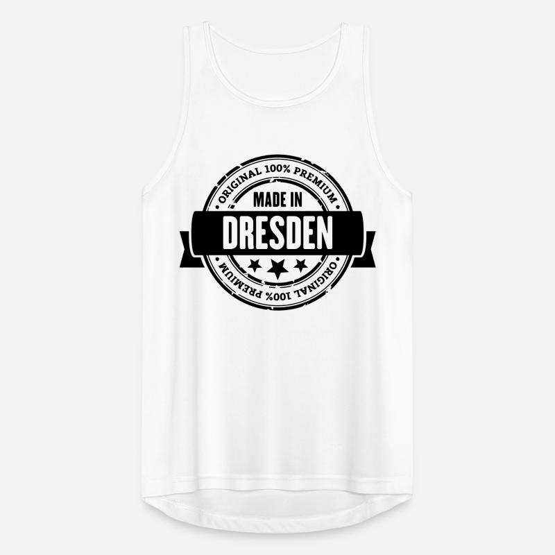 Made in Dresden Männer Tank Top atmungsaktiv