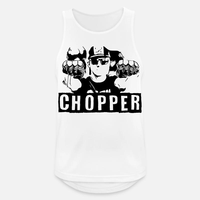 chopper - Men's Breathable Tank Top - white