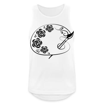 Color palette painting vintage - Men's Breathable Tank Top - white - Front - Nick (188cm)