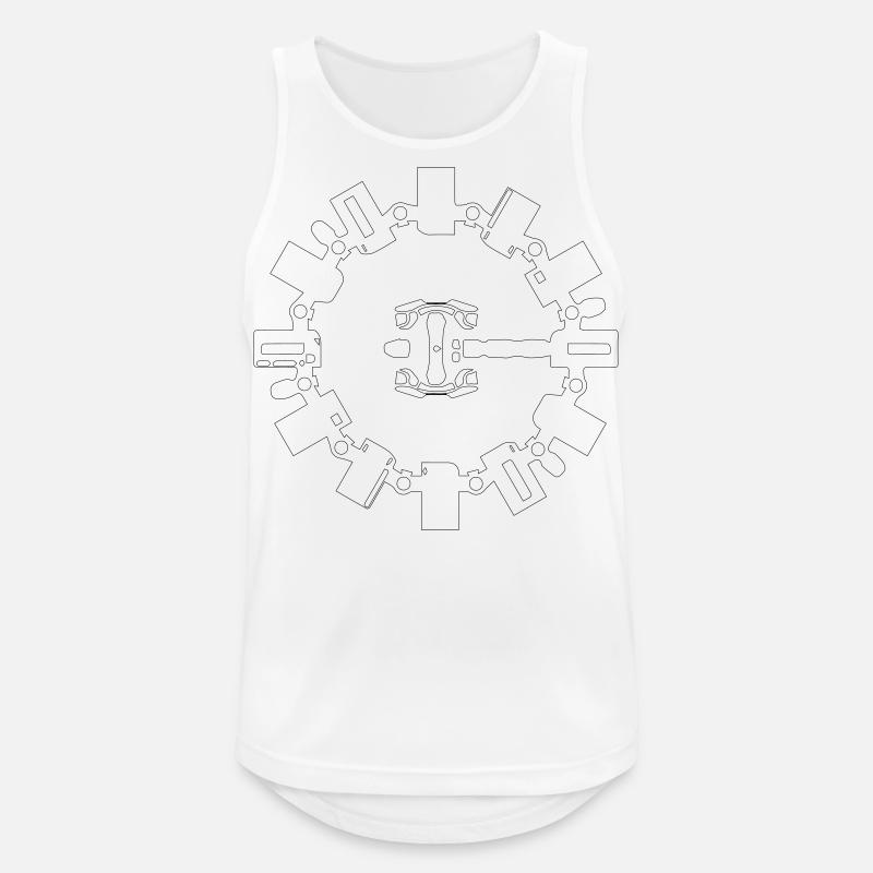 Interstellar_Endurance_w - Männer Tank Top atmungsaktiv - Weiß