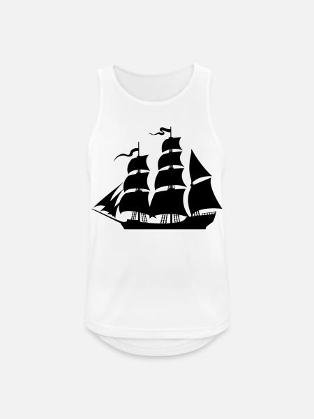 Sailboat eu - Men's Breathable Tank Top - white