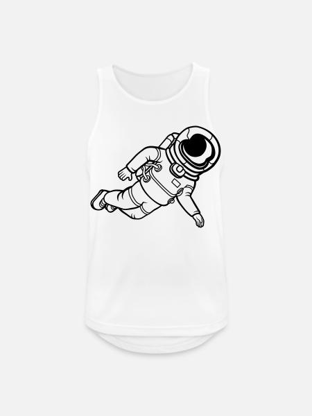 Astronaut Space Weightless - Men's Breathable Tank Top - white