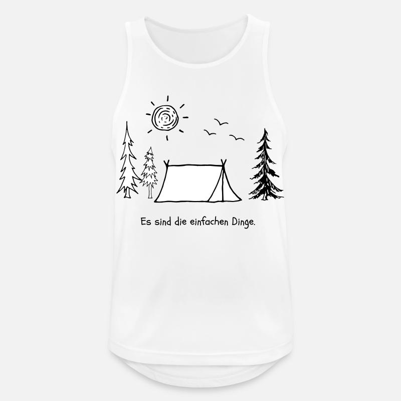 It's the simple things - Men's Breathable Tank Top - white
