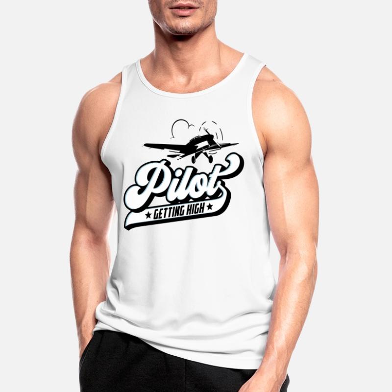 Flying Pilot Pilot | Colors can be changed Men's Breathable Tank Top