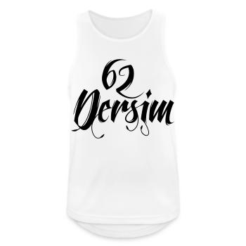 dersim - Männer Tank Top atmungsaktiv - Weiß - Vorne - Nick (188cm)