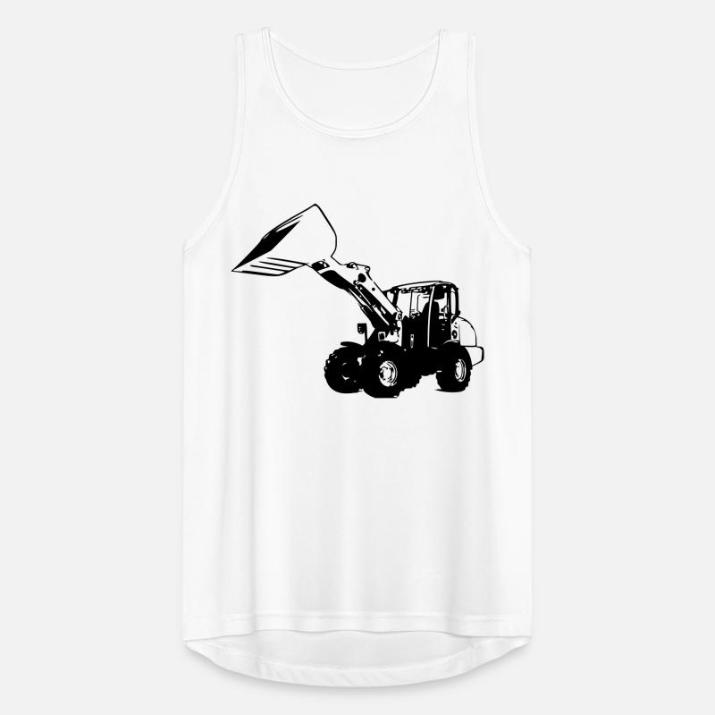 wheel loader Men's Breathable Tank Top