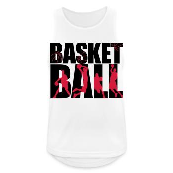 basketball 4_2c - Débardeur respirant Homme - blanc - Devant - Nick (188cm)