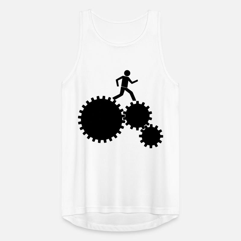 Workers in the clockwork! Men's Breathable Tank Top
