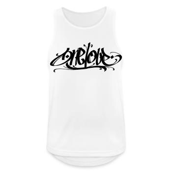 One love handwriting - Men's Breathable Tank Top - white - Front - Nick (188cm)