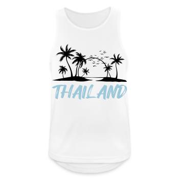 Thaïlande - Débardeur respirant Homme - blanc - Devant - Nick (188cm)