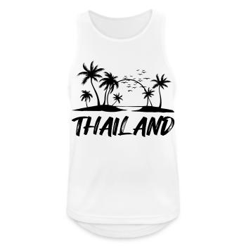 Thaïlande - Débardeur respirant Homme - blanc - Devant - Nick (188cm)