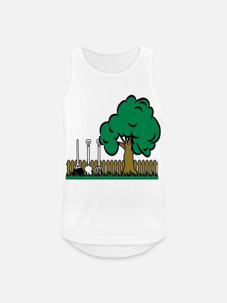 Garden baumgarten tools - Men's Breathable Tank Top - white