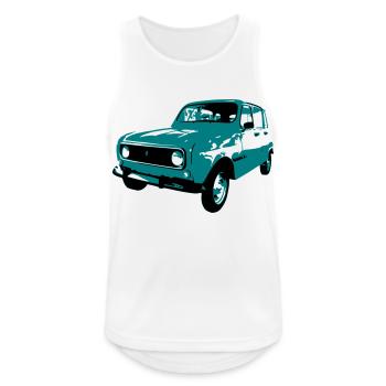 Quatrelle - Men's Breathable Tank Top - white - Front - Nick (188cm)